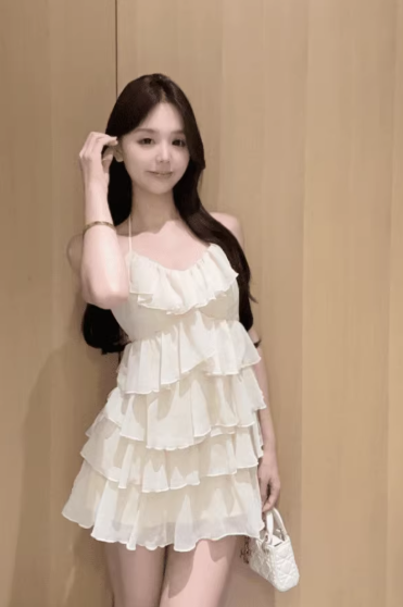 French-style 2026 New Pretty Women's Summer Short Dress