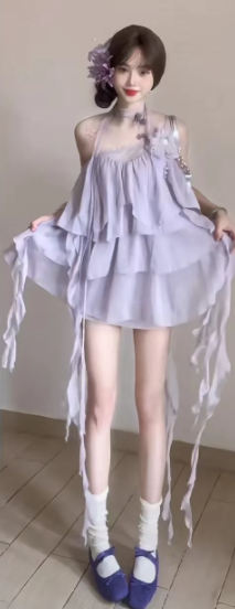 French-style 2026 New Pretty Women's Summer Short Dress