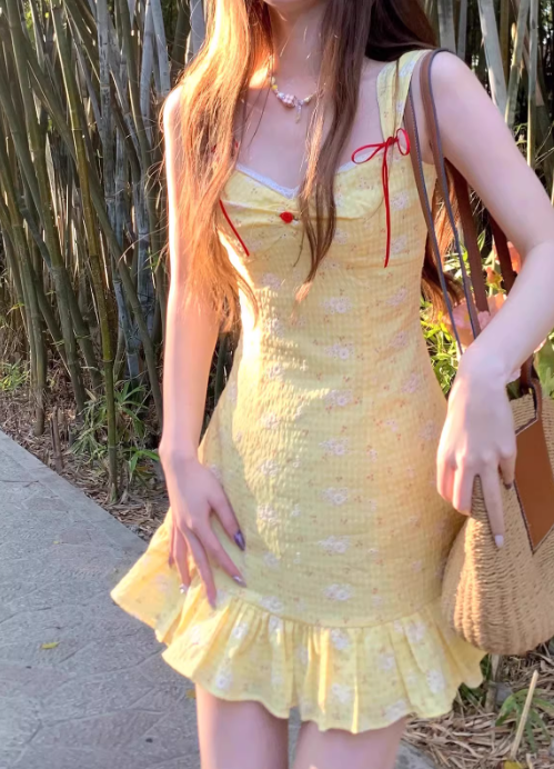 French-style 2026 New Pretty Women's Summer Short Dress
