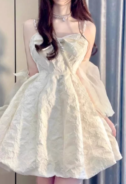 French-style 2026 New Pretty Women's Summer Short Dress