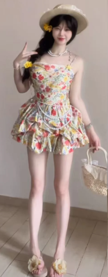 French-style 2026 New Pretty Women's Summer Short Dress