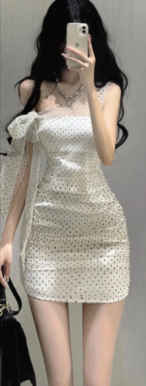 French-style 2026 New Pretty Women's Summer Short Dress