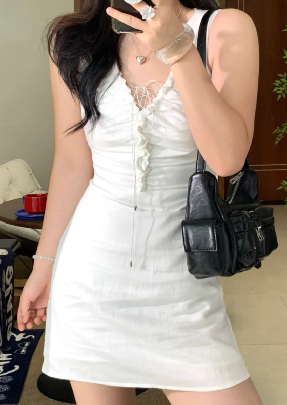 French-style 2026 New Pretty Women's Summer Short Dress