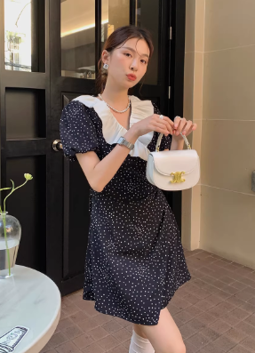 French-style 2026 New Pretty Women's Summer Short Dress