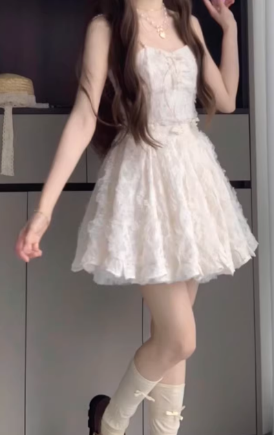 French-style 2026 New Pretty Women's Summer Short Dress