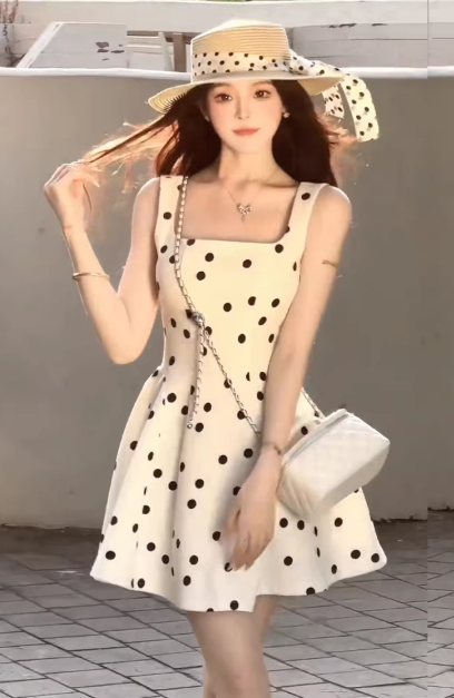 French-style 2026 New Pretty Women's Summer Short Dress