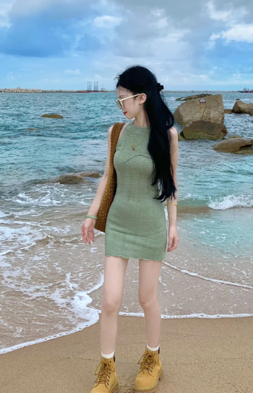 French-style 2026 New Pretty Women's Summer Short Dress