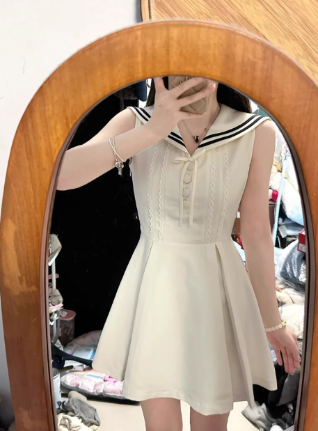 French-style 2026 New Pretty Women's Summer Short Dress