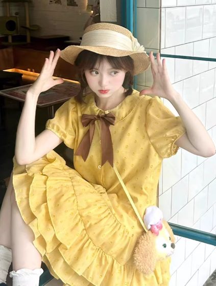 French-style 2026 New Pretty Women's Summer Short Dress