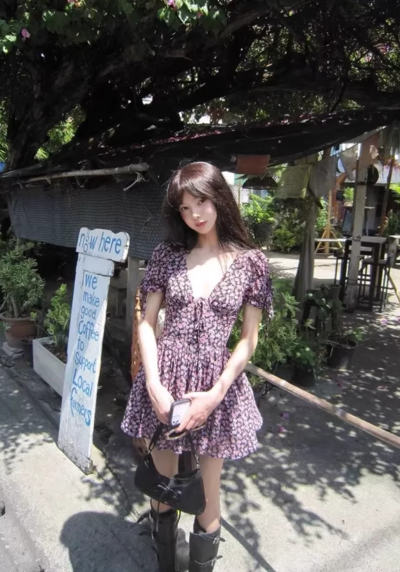 French-style 2026 New Pretty Women's Summer Short Dress