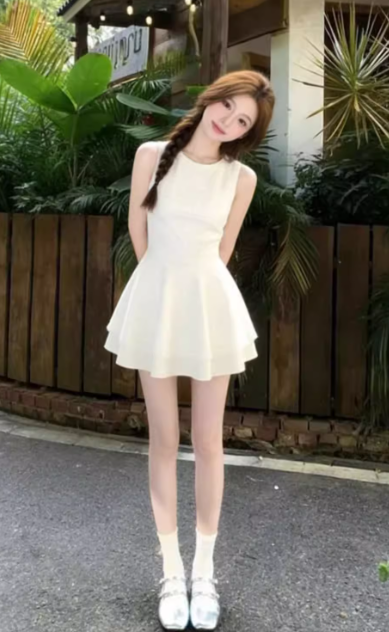 French-style 2026 New Pretty Women's Summer Short Dress