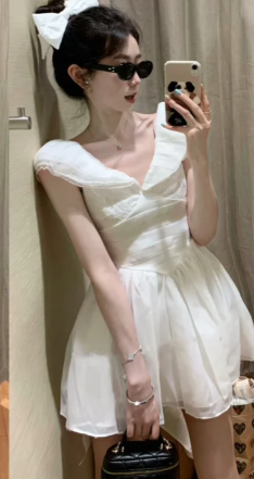 French-style 2026 New Pretty Women's Summer Short Dress