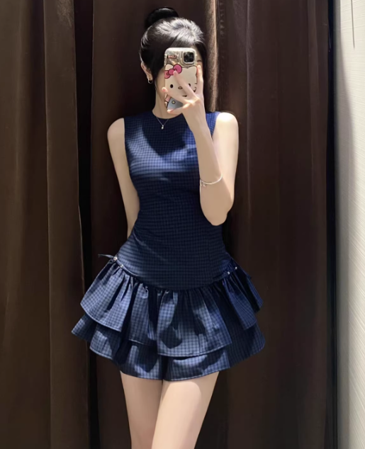 French-style 2026 New Pretty Women's Summer Short Dress