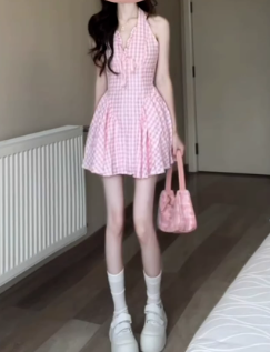 French-style 2026 New Pretty Women's Summer Short Dress