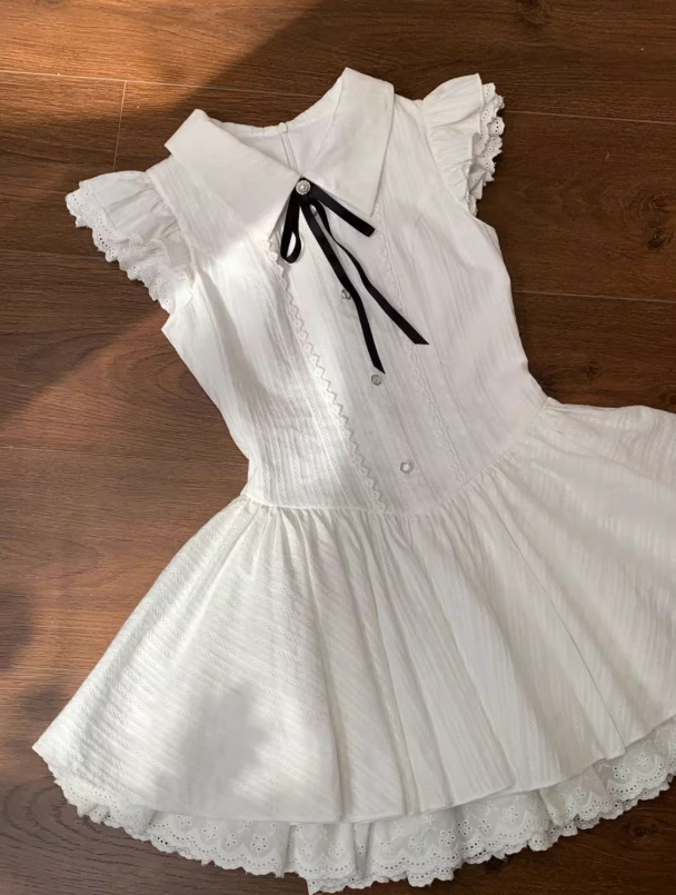 French-style 2026 New Pretty Women's Summer Short Dress