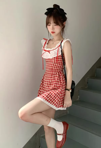 French-style 2026 New Pretty Women's Summer Short Dress
