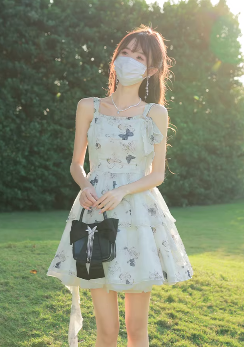French-style 2026 New Pretty Women's Summer Short Dress