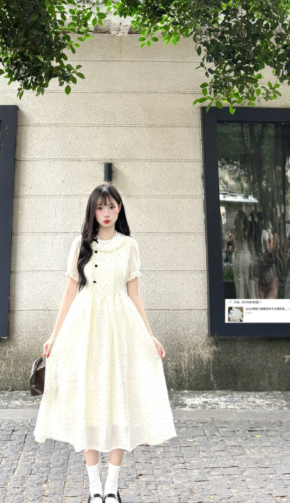 New Pretty French-style Elegant Summer Women's Long Dress