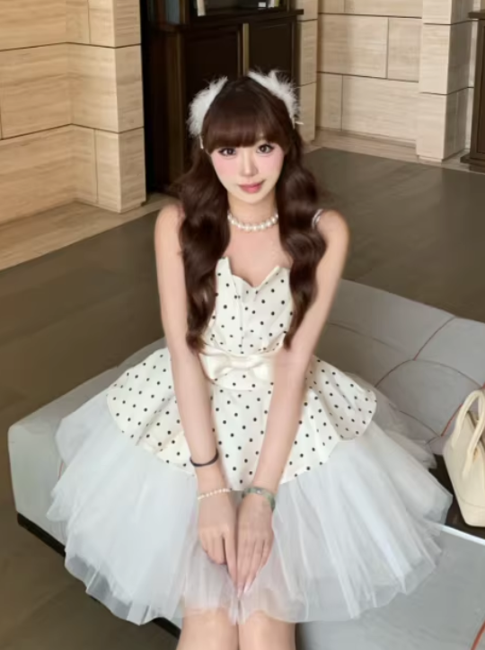 French-style 2026 New Pretty Women's Summer Short Dress
