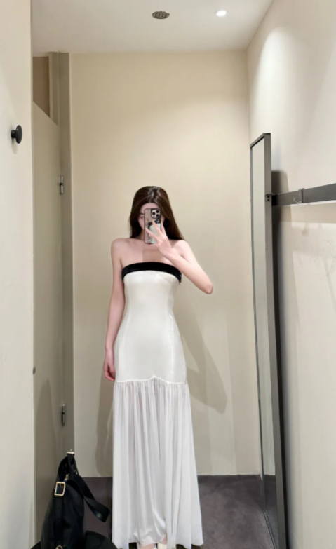 New Pretty French-style Elegant Summer Women's Long Dress