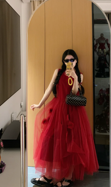 New Pretty French-style Elegant Summer Women's Long Dress