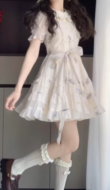French-style 2026 New Pretty Women's Summer Short Dress