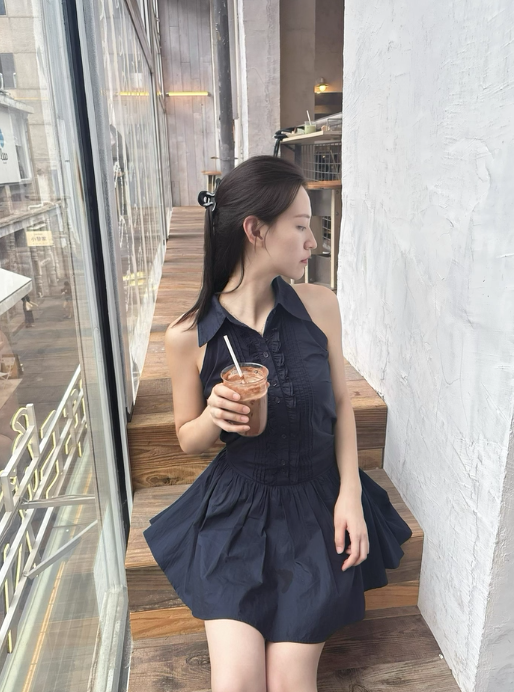 French-style 2026 New Pretty Women's Summer Short Dress