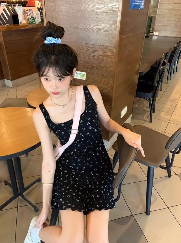 French-style 2026 New Pretty Women's Summer Short Dress