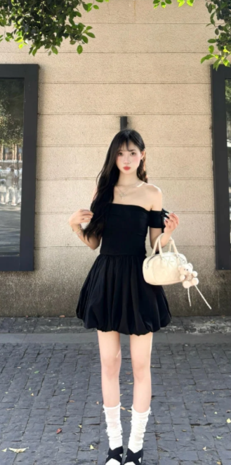 French-style 2026 New Pretty Women's Summer Short Dress