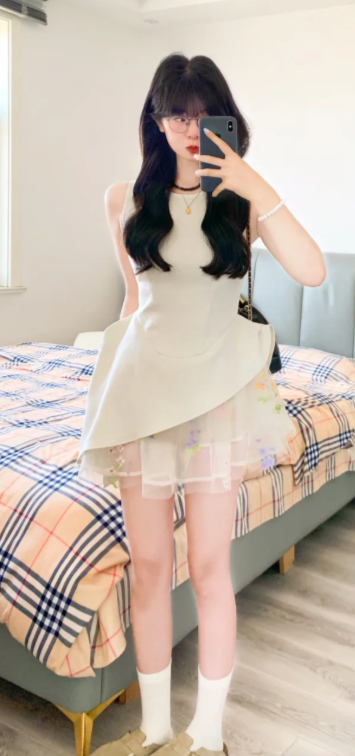 French-style 2026 New Pretty Women's Summer Short Dress