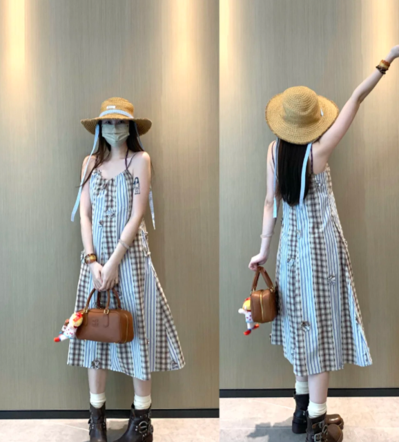 New Pretty French-style Elegant Summer Women's Long Dress