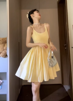French-style 2026 New Pretty Women's Summer Short Dress