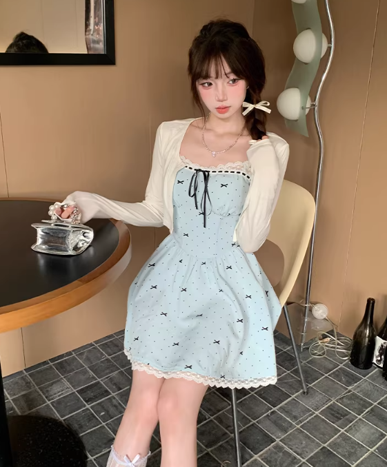 French-style 2026 New Pretty Women's Summer Short Dress
