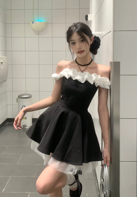 French-style 2026 New Pretty Women's Summer Short Dress