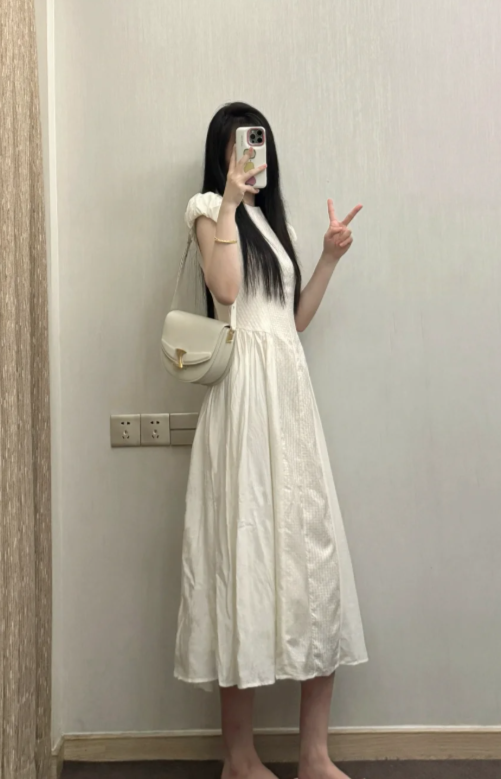 New Pretty French-style Elegant Summer Women's Long Dress