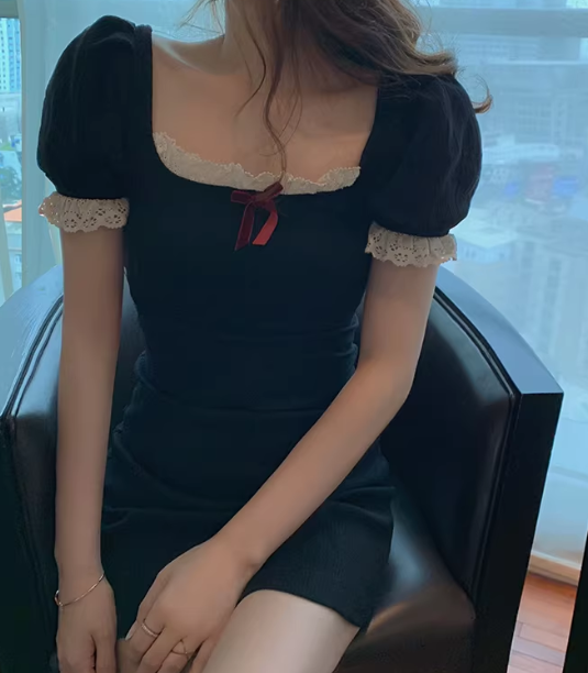 French-style 2026 New Pretty Women's Summer Short Dress