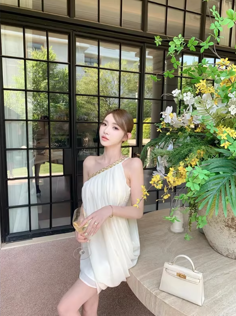 French-style 2026 New Pretty Women's Summer Short Dress