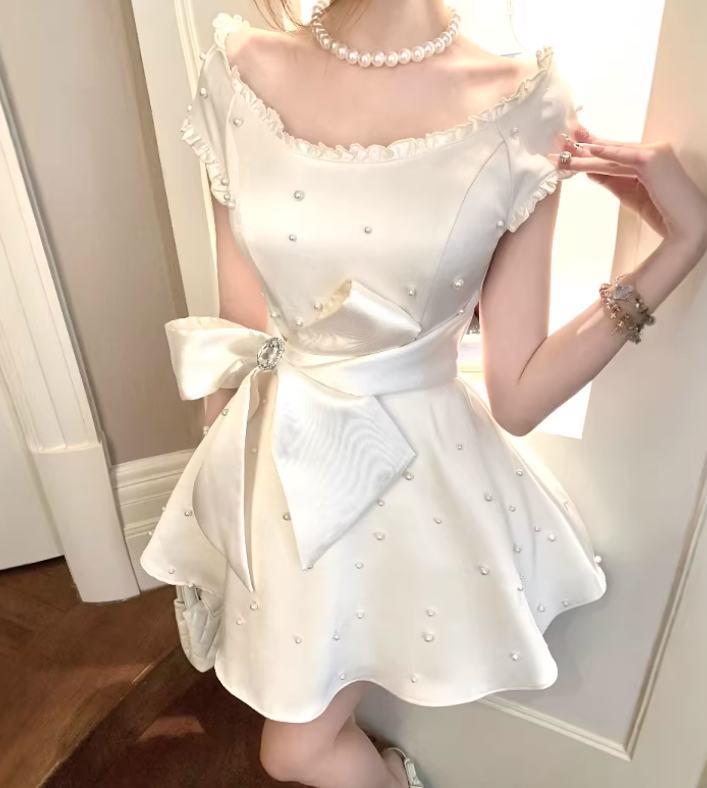 French-style 2026 New Pretty Women's Summer Short Dress