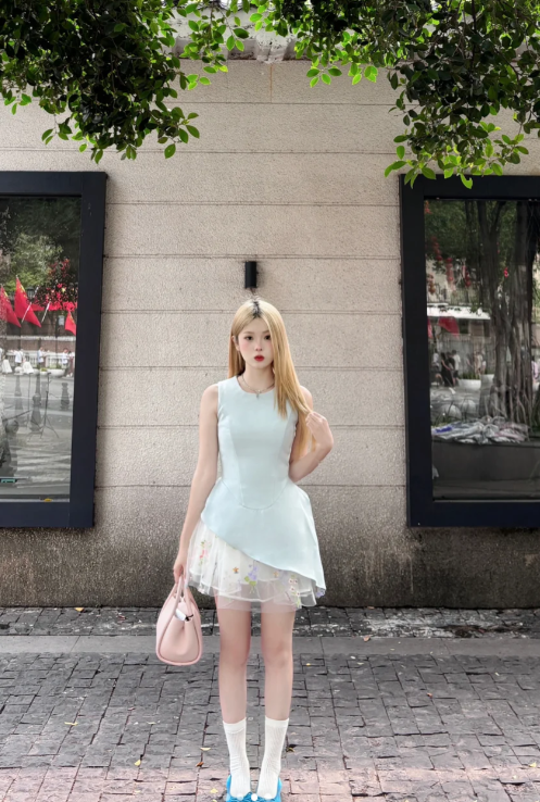 French-style 2026 New Pretty Women's Summer Short Dress