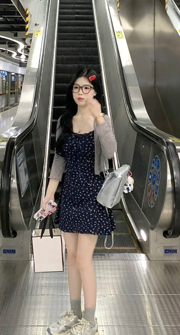 French-style 2026 New Pretty Women's Summer Short Dress