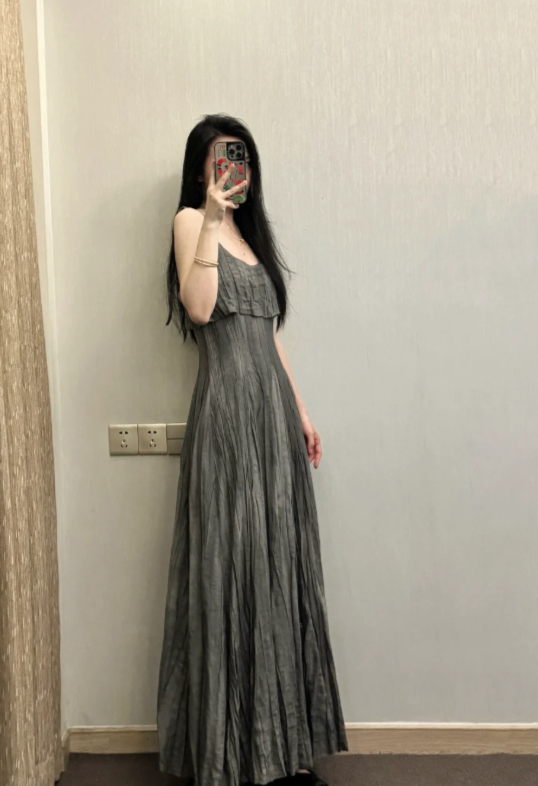 New Pretty French-style Elegant Summer Women's Long Dress