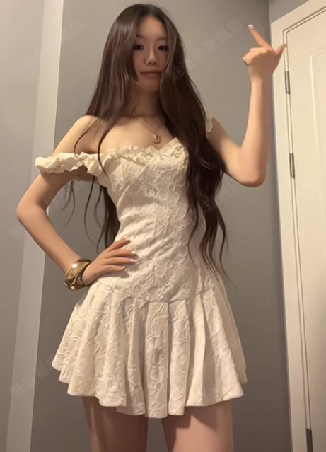 French-style 2026 New Pretty Women's Summer Short Dress