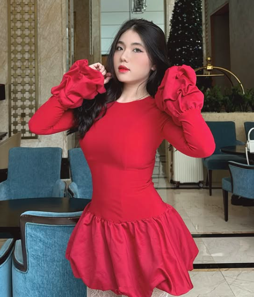 Cute Red Satin Ruched A Line Homecoming Dress Short Birthday Dress