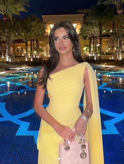 Fashion One Shoulder Long Party Dress Chiffon Evening Gown