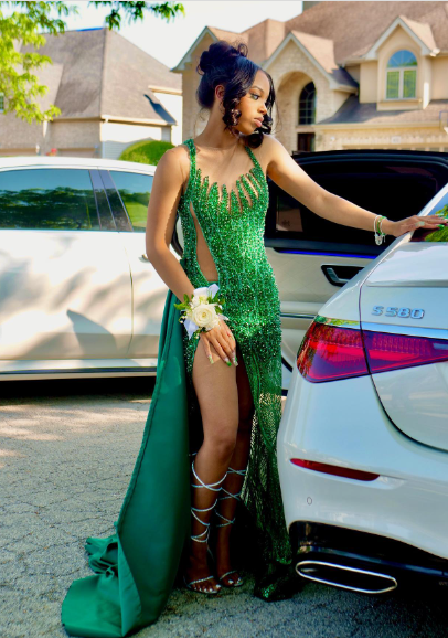 Modest Mermaid Black Girl Sequin Prom Dresses 22th Birthday Outfits