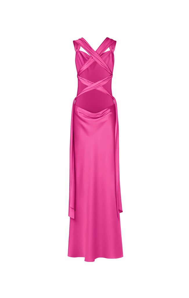 Hot Pink Long Prom Dress New Arrive Party Dress Evening Dress