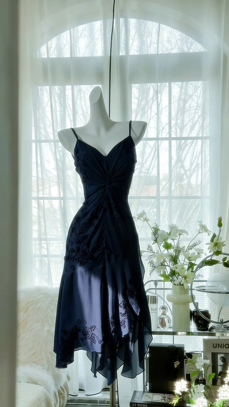 Fashion Spaghetti Straps Appliques Beaded Green Chiffon Homecoming Dress Graduation Dress