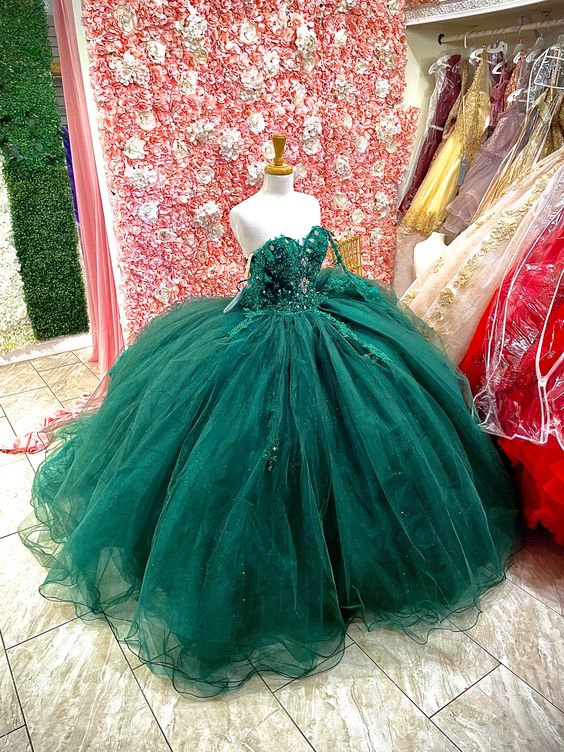 Emerald Green Quinceanera Dresses Sweet 16 Dress Charming Birthday Dress