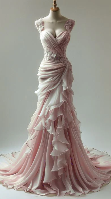 Elegant Sweetheart Mermaid Lace Appliques Party Dress Long Prom Dresses