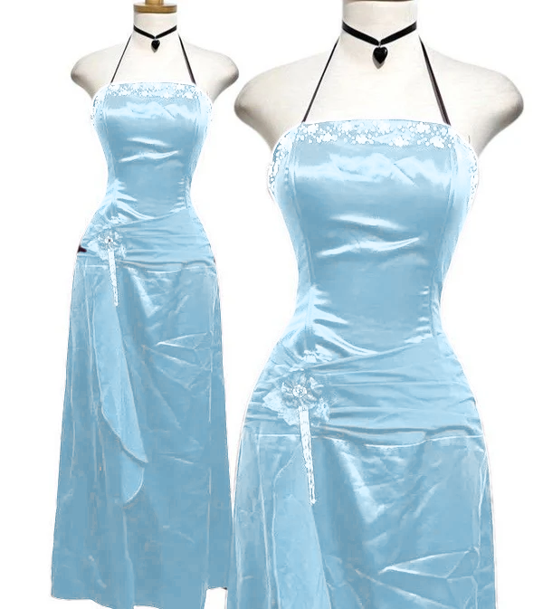 Halter Prom Party Dress Long Formal Evening Dress